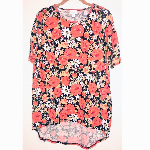 LuLaRoe Tops - Floral Lularoe Irma Tunic